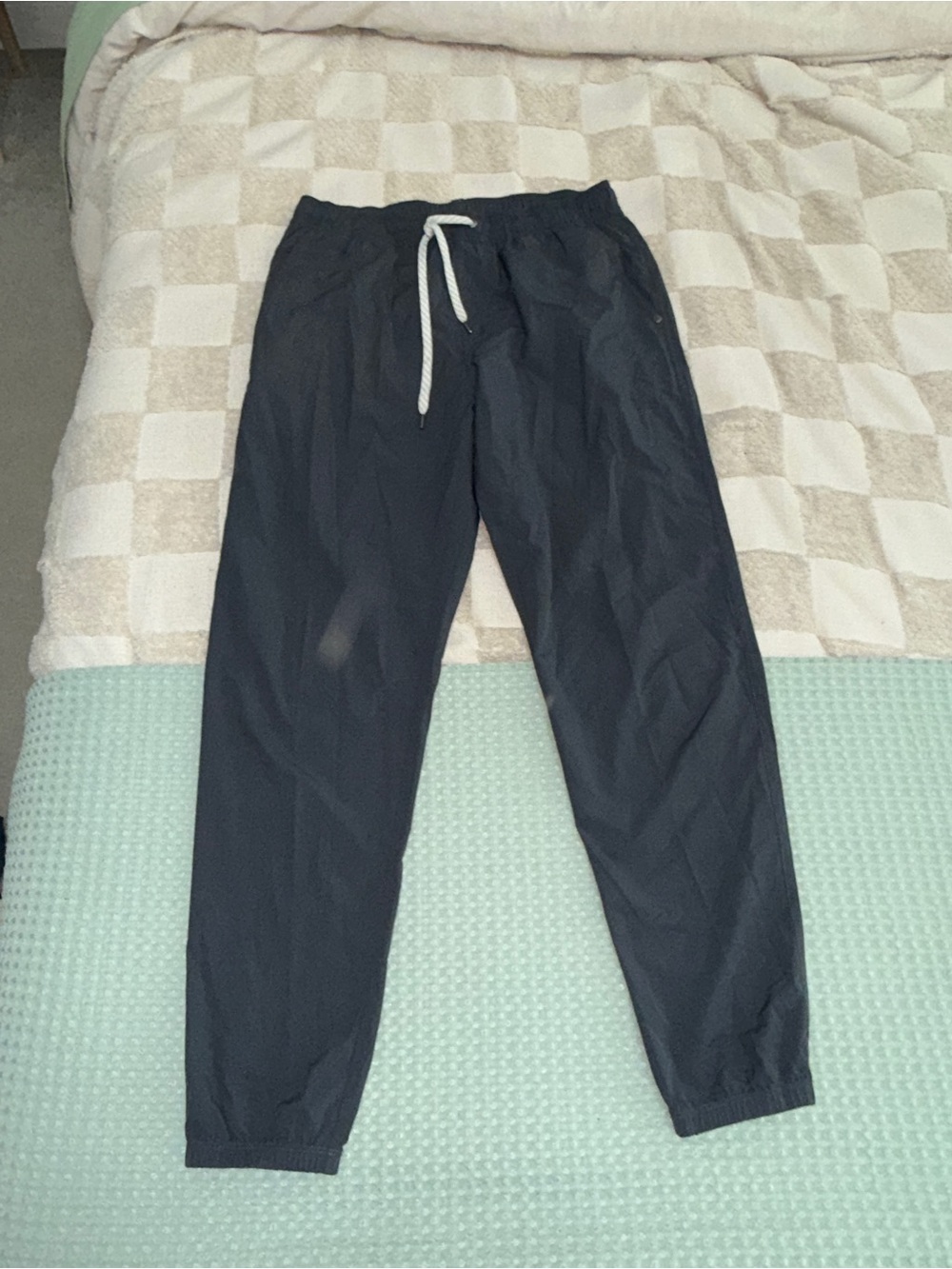 Vuori Mens Meta Jogger Pants Gray Elastic Waist Activewear Size L